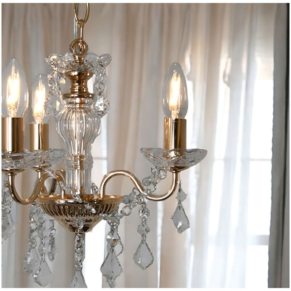 全2色展開 LED対応 ガラス製 3灯シャンデリア ペンダントライト シーリングランプ 現代的デザイン 省エネ インテリア照明 店舗什器用-2