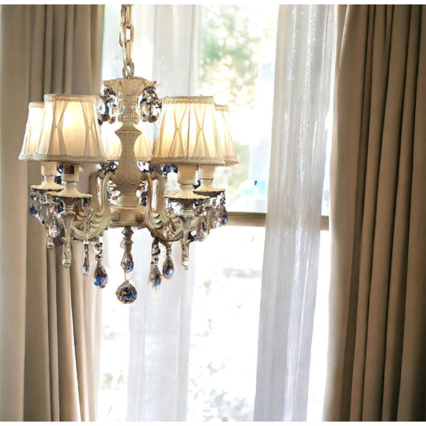 全2色展開 モダン LED 5灯シャンデリア ペンダントライト シーリングランプ 省エネ照明 インテリア照明 店舗什器用 おしゃれ-1