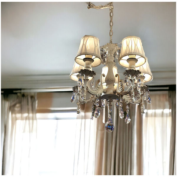 全2色展開 モダン LED 5灯シャンデリア ペンダントライト シーリングランプ 省エネ照明 インテリア照明 店舗什器用 おしゃれ-2