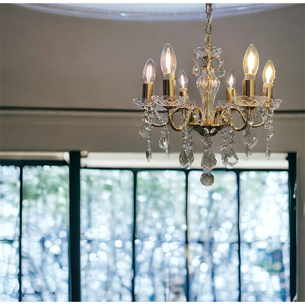 全4色展開 モダン LED 6灯シャンデリア ペンダントライト シーリングランプ 省エネ照明 インテリア照明 店舗什器用 おしゃれ-4