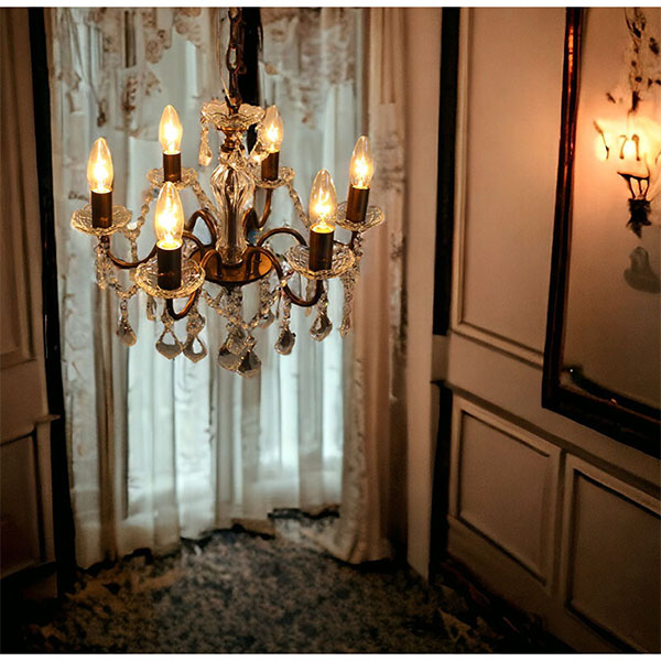 全4色展開 モダン LED 6灯シャンデリア ペンダントライト シーリングランプ 省エネ照明 インテリア照明 店舗什器用 おしゃれ-8