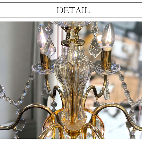 全4色展開 モダン LED 6灯シャンデリア ペンダントライト シーリングランプ 省エネ照明 インテリア照明 店舗什器用 おしゃれ-10