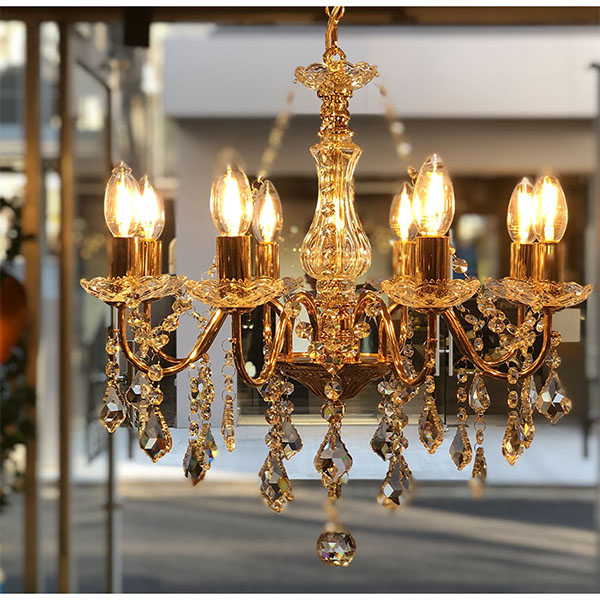 全4色展開 モダン LED 8灯シャンデリア ペンダントライト シーリングランプ 省エネ照明 インテリア照明 店舗什器用 おしゃれ-4