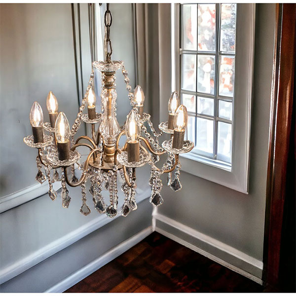 全4色展開 モダン LED 8灯シャンデリア ペンダントライト シーリングランプ 省エネ照明 インテリア照明 店舗什器用 おしゃれ-8