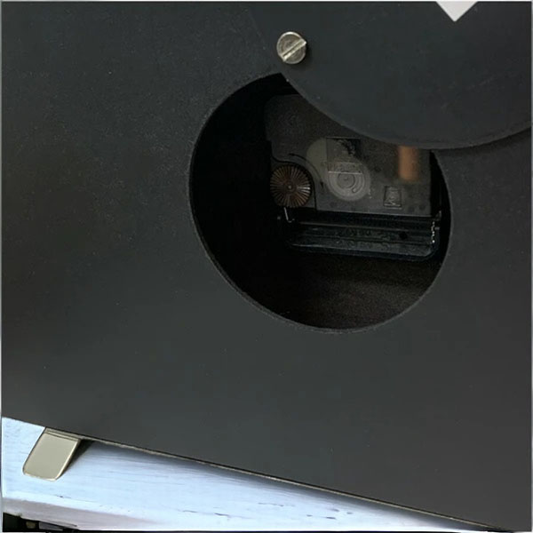 スクエアクロック 置時計（シルバー） 幅15.5cm クラシックモダンインテリア おしゃれ-6