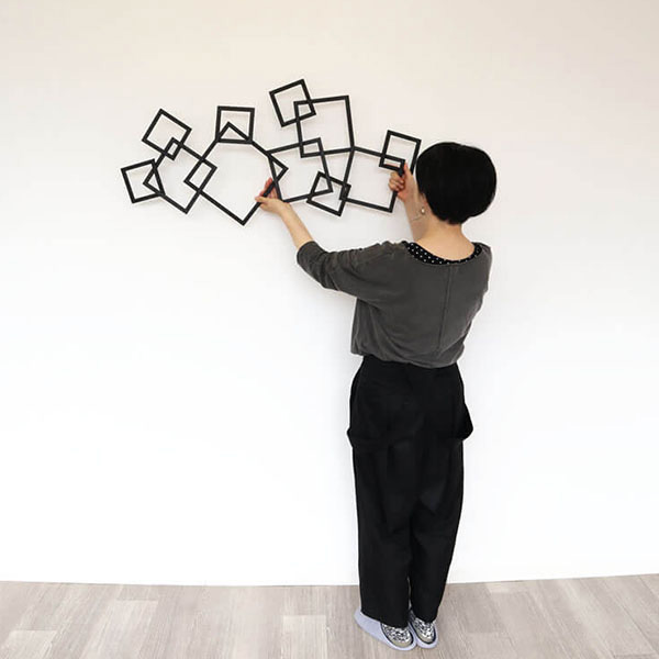 立体,ウォールアートパネル,アンティーク調,レクタングル,ブラック,壁飾り,おしゃれ,ウォールパネル,ウォールアート-13