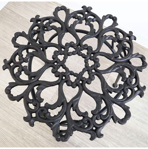 ガーデニングアイテム,アンティーク調,アイアンスタンド,2点セット,花台,おしゃれ,ヨーロピアン,園芸,ガーデン,庭-9