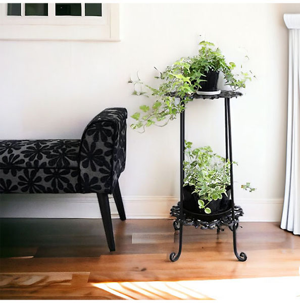 アイアン製,アンティーク調,フラワースタンド（花台）,高さ61ｃｍ,プランタースタンド,おしゃれ,ガーデニングアイテム,ヨーロピアン調-7