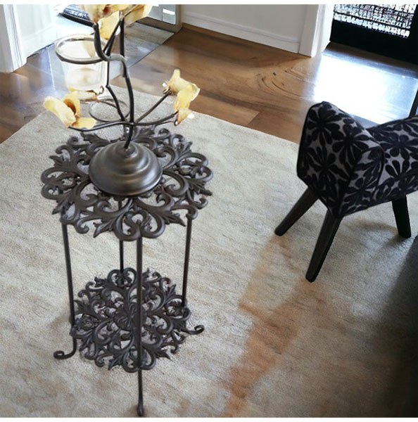 アイアン製,アンティーク調,フラワースタンド（花台）,高さ61ｃｍ,プランタースタンド,おしゃれ,ガーデニングアイテム,ヨーロピアン調-8