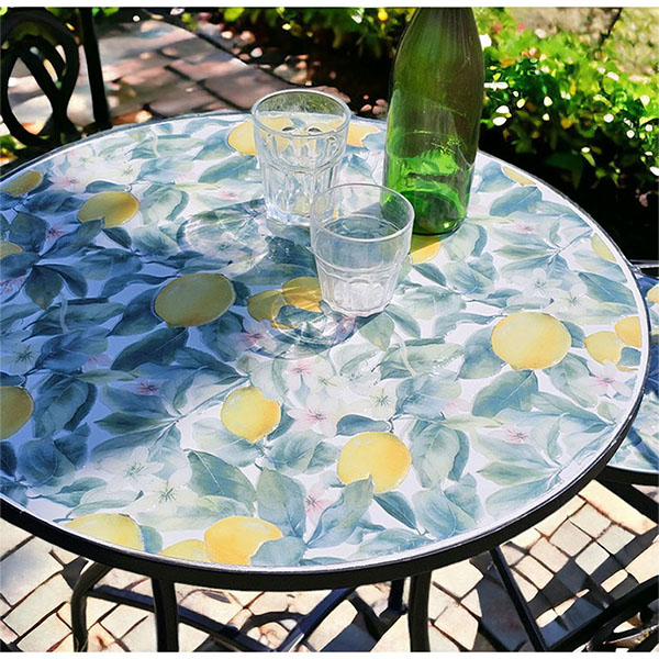 ガーデニング,ガーデンテーブル,セット,3点,チェア,テーブル,レモン,イエロー-16