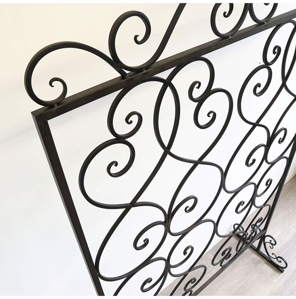 ヨーロピアン調,アイアンパーティション,高さ190cm,おしゃれ,スリム,アンティークアイアン,間仕切り,衝立,仕切り,間仕切り-5