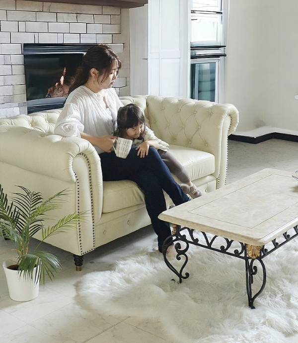 チェスターフィールド,本革,ソファ,二人掛け,2人掛け,アイボリー,白,オフホワイト,ドイツレザー,おしゃれ-29