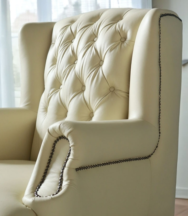チェスターフィールド,本革,パーソナルチェア,1人掛け,ソファ,ソファー,アイボリー,オフホワイト,白,おしゃれ,猫脚,ドイツレザー-18