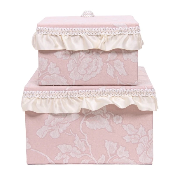 ジェニファーテイラー,Jennifer,Taylor,収納ボックス,2個セット,ピンク-5