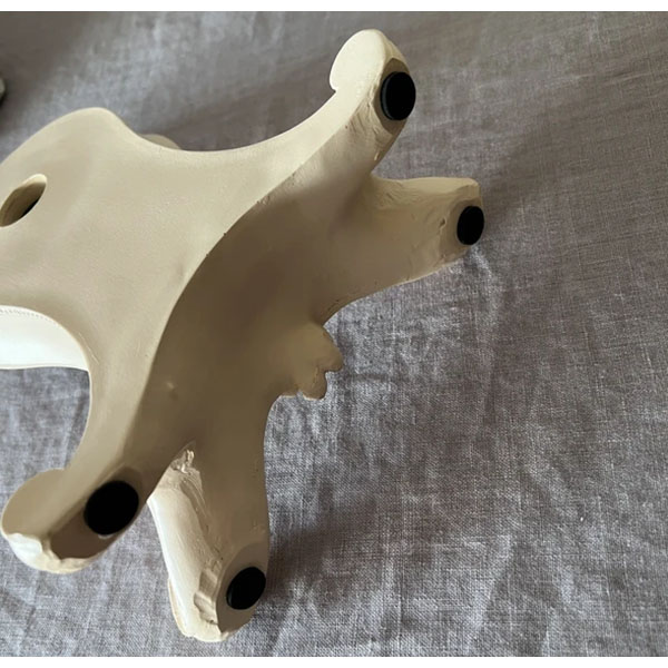 アンティーク調 置時計 アイボリーホワイト おしゃれ ロココ調 単三電池 プレゼント ギフト 引っ越し祝い-10