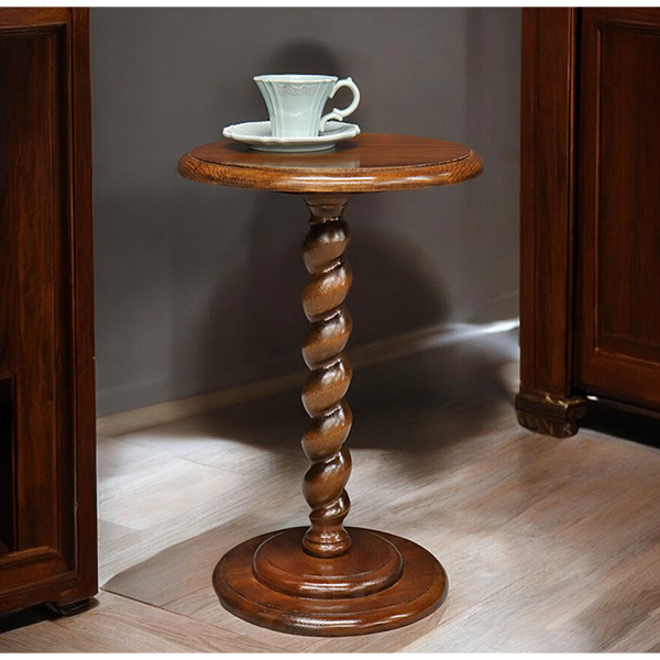 送料無料】 英国調 アンティークオークコレクション ツイスト  