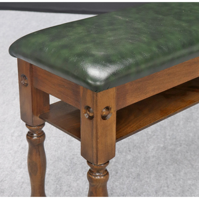 アンティーク調 木製 ベンチ ロングベンチ オーク材 シンプルデザイン  輸入家具 快適な座り心地 輸入家具 おしゃれ-3