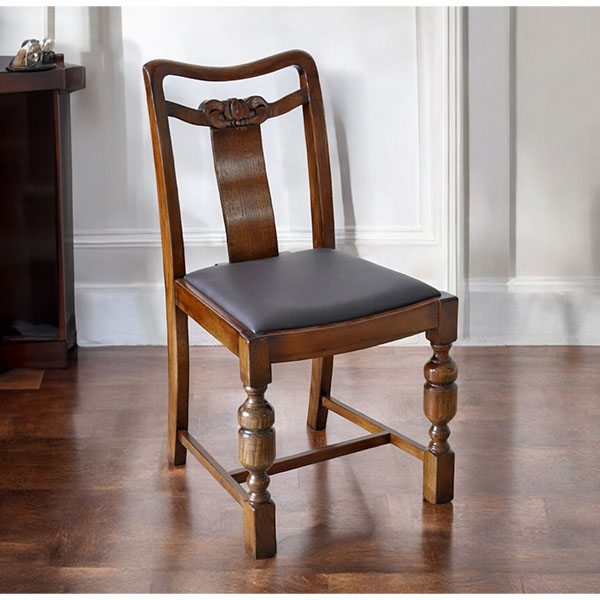 アンティークリプロダクト ダイニングチェア（プリンス・ブラウン