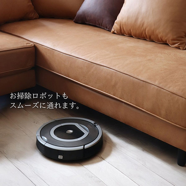 本革のような質感を備えたひっかき傷に強いおしゃれなカウチソファ。リビング空間にぴったりの組み換え自由な多機能なソファセット-13