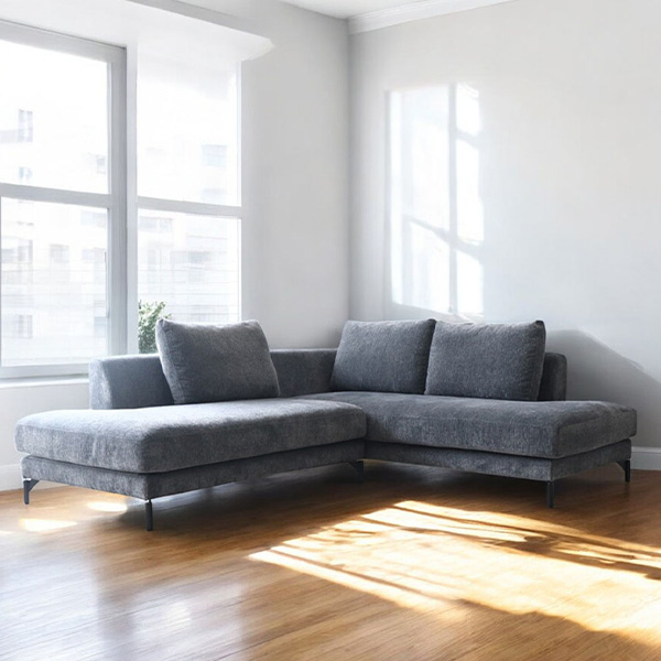 汚れに強いカバーリングソファ。組み換え自由で、3人掛け・4人掛け対応のデザイナーズコーナーソファー。-1