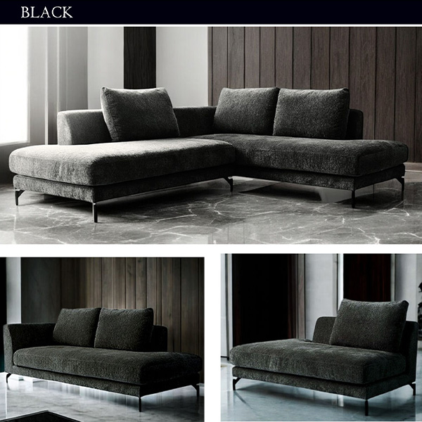 汚れに強いカバーリングソファ。組み換え自由で、3人掛け・4人掛け対応のデザイナーズコーナーソファー。-9