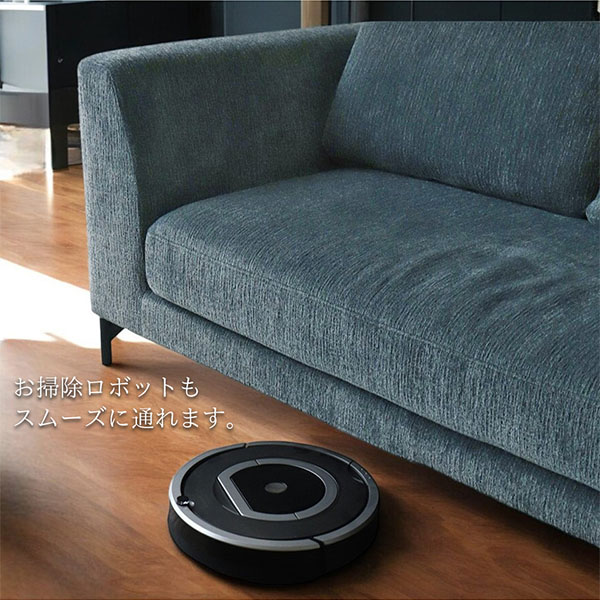 汚れに強いカバーリングソファ。組み換え自由な3人掛けソファとスツール（オットマンのセット）優雅で清潔なリビング空間に。-2