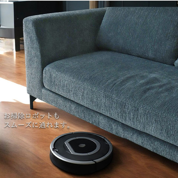 汚れに強いカバーリングソファ。組み換え自由な2人掛けソファとスツール（オットマンのセット）優雅で清潔なリビング空間に。-2