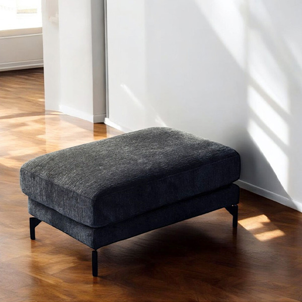 汚れに強いカバーリングソファ。組み換え自由な2人掛けソファとスツール（オットマンのセット）優雅で清潔なリビング空間に。-6