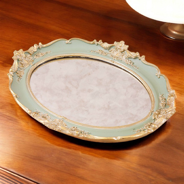 ロココ調ミラー オーバルミラー 壁掛け鏡 楕円形 ホワイト 白 高級ミラー ロココ調ミラー オーバルミラー 壁掛け鏡 楕円形 ホワイト 白