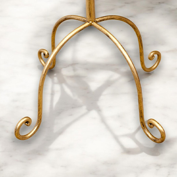 全3色】クラシックデザイン アイアンコートハンガー（コートスタンド