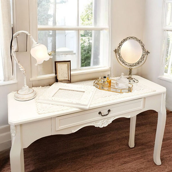 フレンチシャビー デスクコンソール 120cm（パソコンデスク  