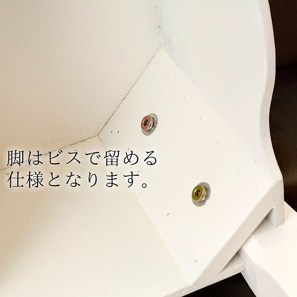 フレンチデザイン デスク型コンソール 幅120cm ホワイト 猫脚 輸入家具 おしゃれ 在宅用デスク 玄関先 店舗什器-11