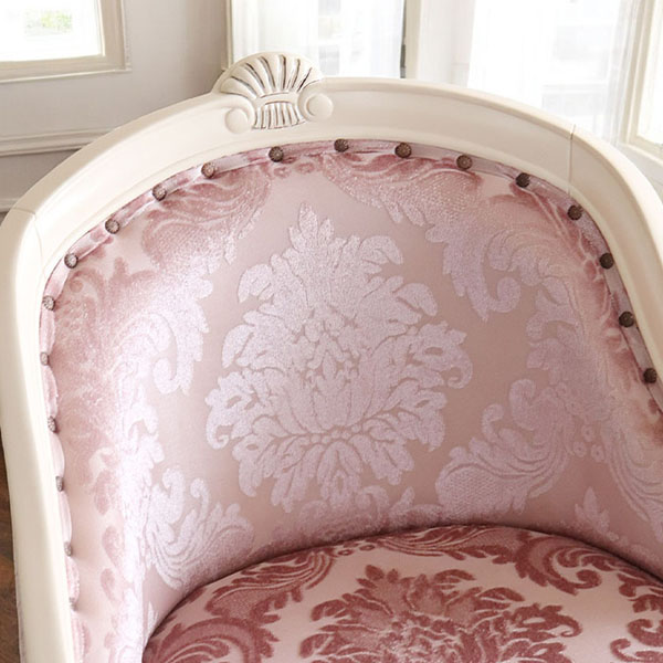 猫脚★ダイニングテーブルセット★白★ホワイト★4人掛け★ロココ調★おしゃれ★輸入家具-9