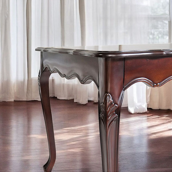 猫脚★ダイニングテーブルセット★茶★ブラウン★4人掛け★アンティーク調★おしゃれ★輸入家具-5