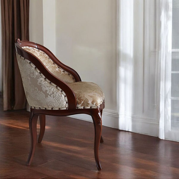 猫脚★ダイニングテーブルセット★茶★ブラウン★4人掛け★アンティーク調★おしゃれ★輸入家具-8