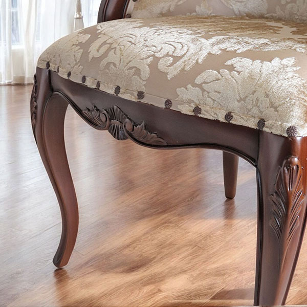 猫脚★ダイニングテーブルセット★茶★ブラウン★4人掛け★アンティーク調★おしゃれ★輸入家具-11