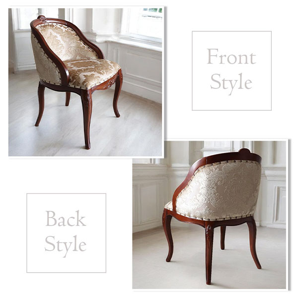 猫脚★ダイニングテーブルセット★茶★ブラウン★4人掛け★アンティーク調★おしゃれ★輸入家具-13