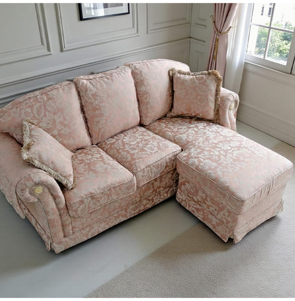 姫系,ロココ調,L字ソファ,コーナーソファ,ピンク,おしゃれ,可愛い,3Way,カウチソファ-13