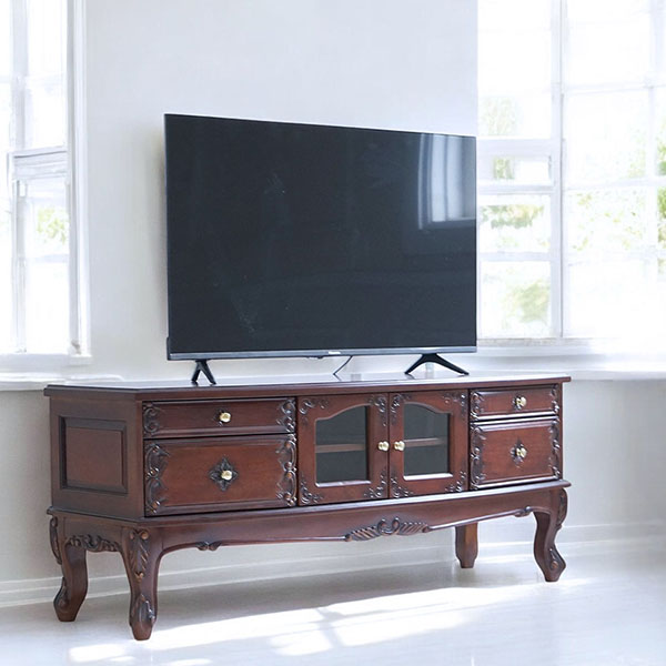 アンティーク調,輸入家具,テレビ台,135cm,木製,猫脚,おしゃれ-10