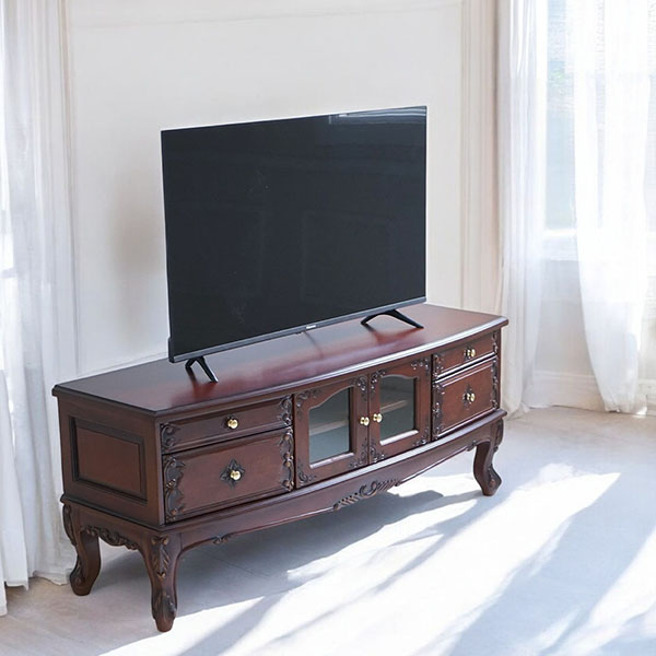 アンティーク調,輸入家具,テレビ台,135cm,木製,猫脚,おしゃれ-14