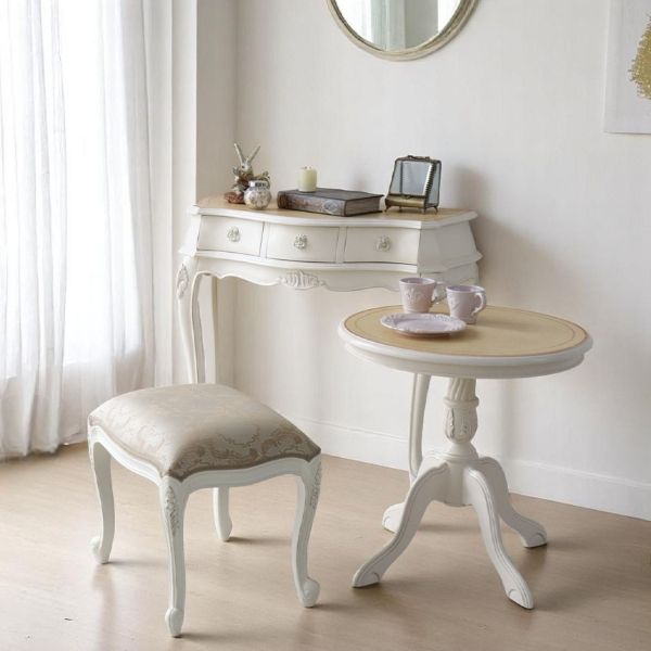 姫系 軽量 猫脚スツール 玄関用スツール 姫系インテリア ベッドサイド 高級感 猫脚チェア ロココ調インテリア コンパクトチェア-2