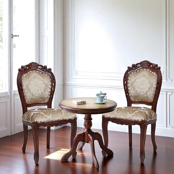 木製 ダイニングチェア ブラウン アンティーク