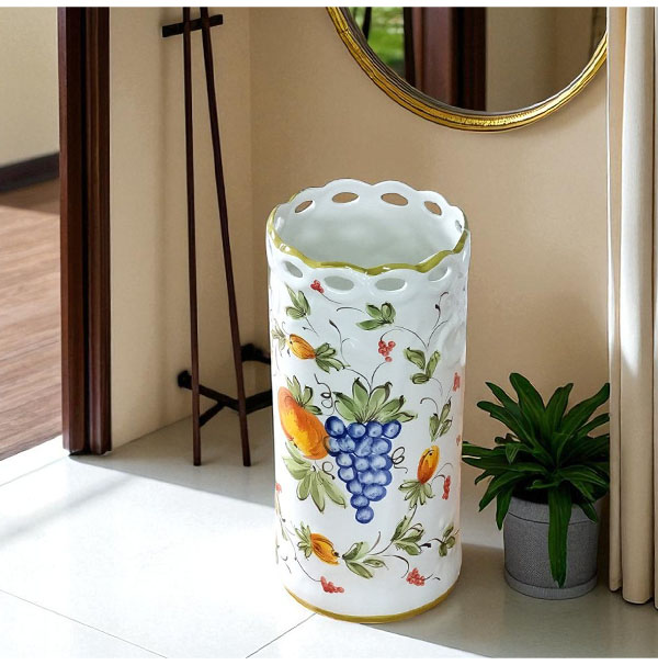 ポルトガル製 ハンドペイント 傘立て（フルーツ）｜Y-KAGU(輸入家具屋