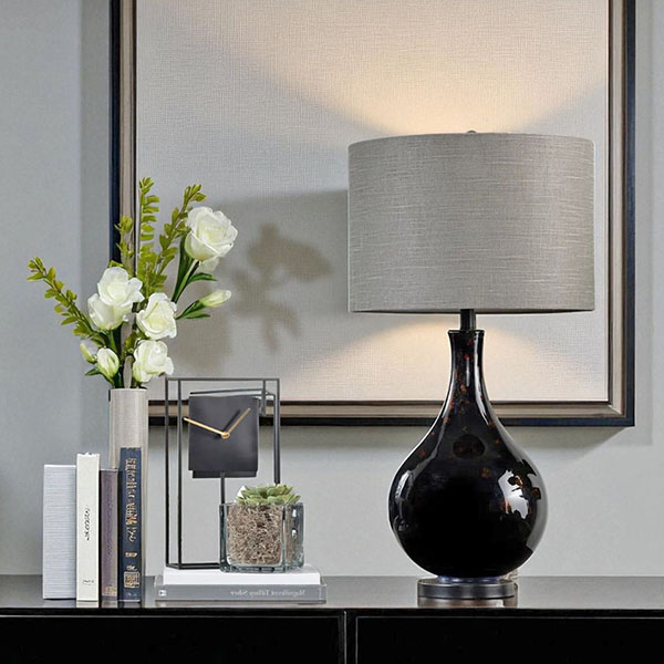 大迫力の大きさ 【LED対応】 モダン・エアルーム テーブルランプ