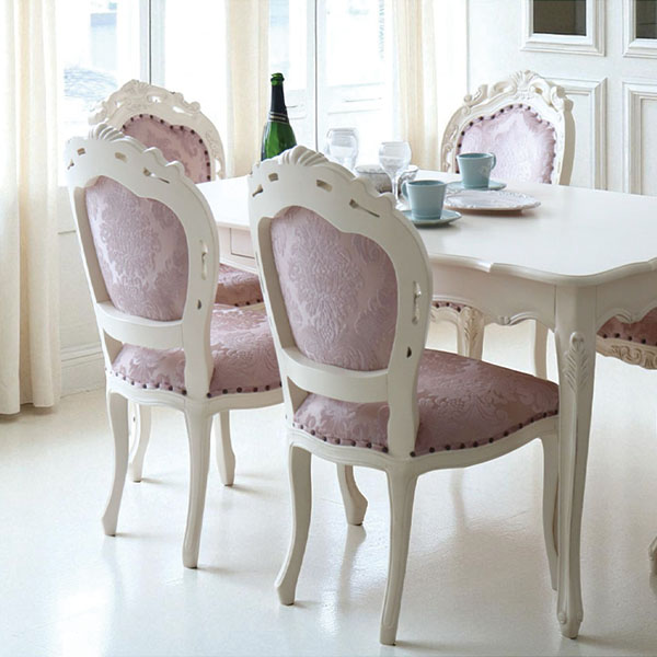 Y-KAGUオリジナル ヨーロピアンクラシック ダイニングセット5P(四人