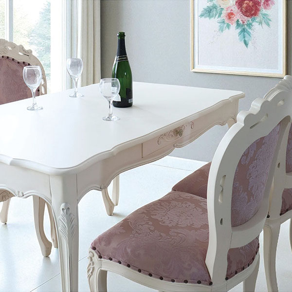 Y-KAGUオリジナル ヨーロピアンクラシック ダイニングセット5P(四人