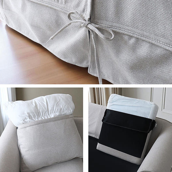 カバーリングソファ,撥水生地、ペットに強い,クラシックソファ,フレンチグレー,2人掛け,二人掛け-2