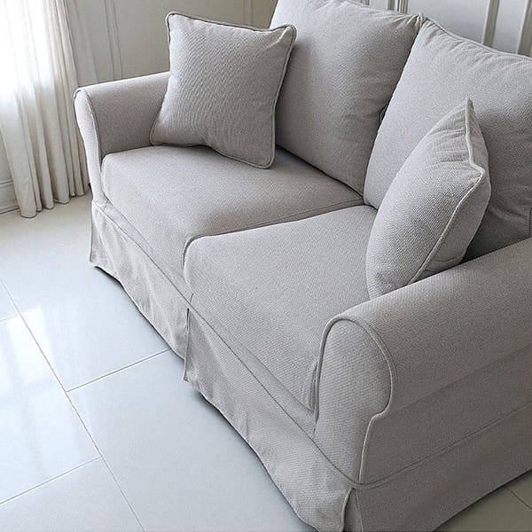 カバーリングソファ,撥水生地、ペットに強い,クラシックソファ,フレンチグレー,2人掛け,二人掛け-15