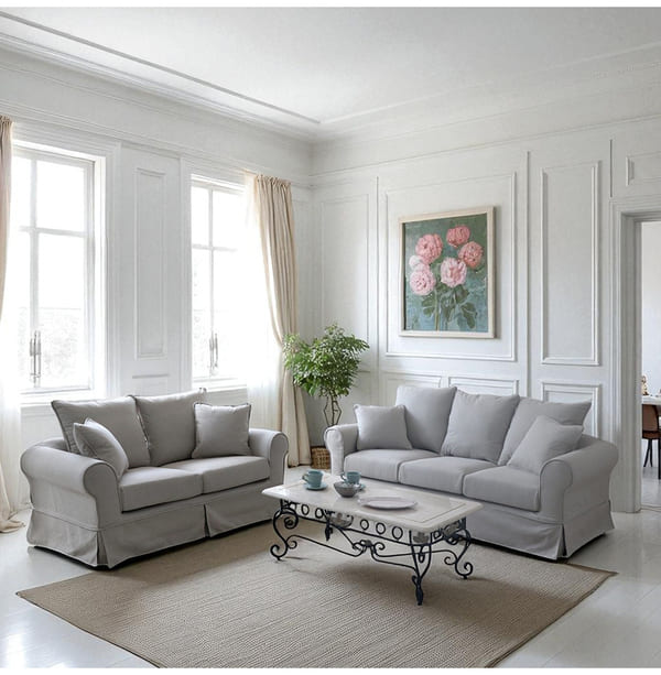 カバーリングソファ,撥水生地、ペットに強い,クラシックソファ,フレンチグレー,3人掛け,三人掛け-13