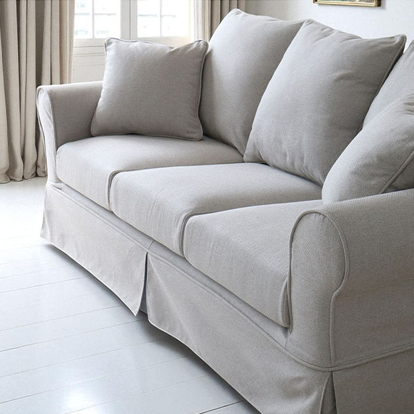 Y-KAGUオリジナル 洗える カバーリングソファ フレンチグレー 3P （3人